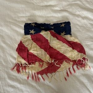 Denim & Supply Ralph Lauren Flag Print Mini Skirt